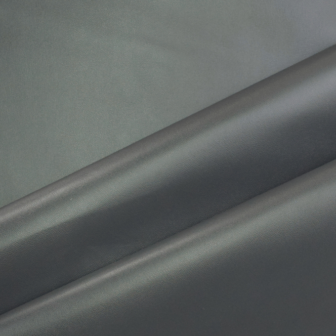 Tissu simili cuir synthetique Nappa, gris