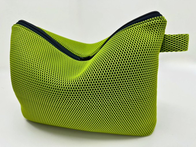 Tissu filet mesh matelassé 3D , vert