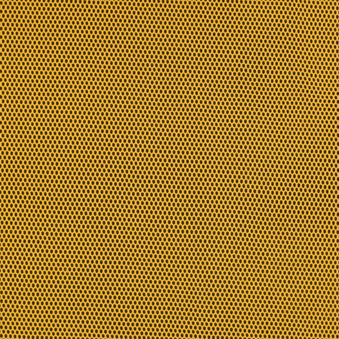 Tissu filet mesh matelassé 3D , jaune maïs
