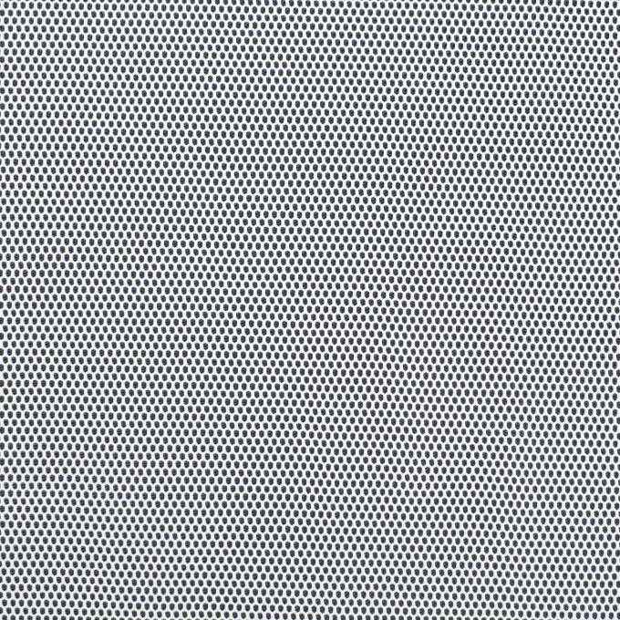 3D mesh stof met geweven achterkant, wit