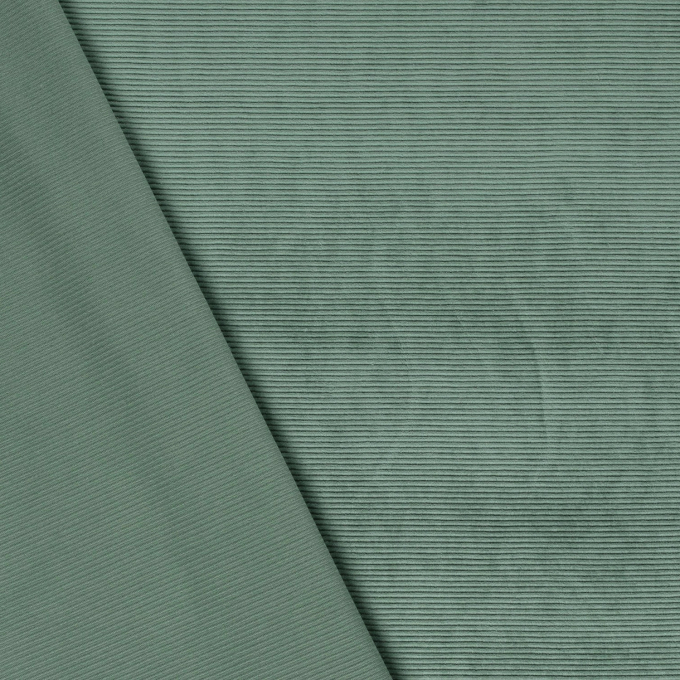 Tissu nicki jersey velours côtelé, vert pâle