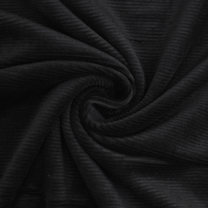 Nicky velours corduroy jersey, zwart