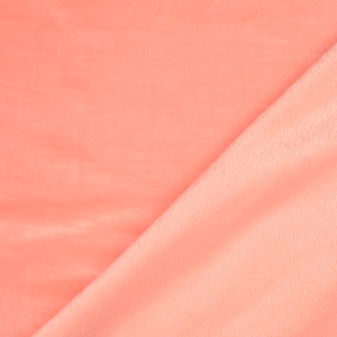 Tissu nicki polaire stretch polyester Eva, abricot