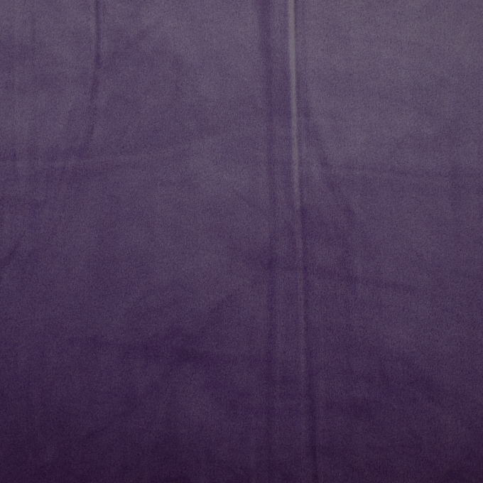 Tissu nicki polaire stretch polyester Eva, prune