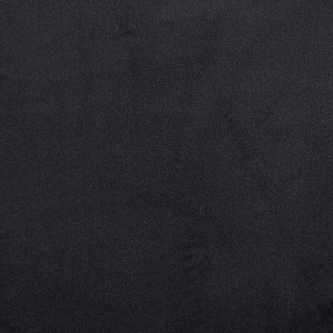 Tissu nicki polaire stretch polyester Eva, noir