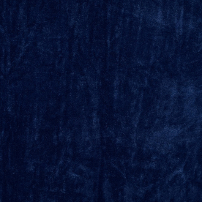 Tissu nicki Ice Velvet Cloudy, bleu foncé