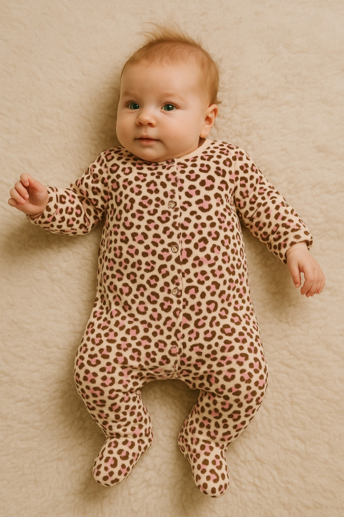 Nicki fabric Leo Dots, cream