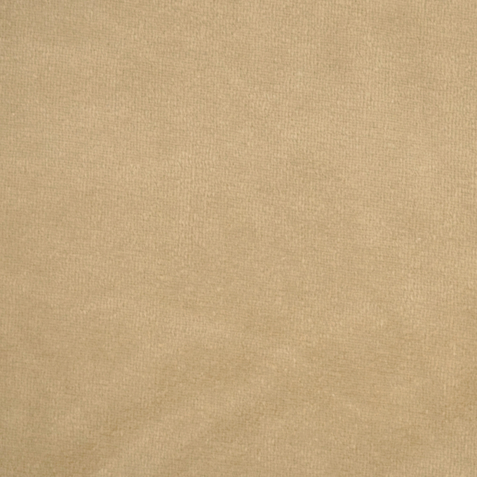 Tissu nicki jersey velours coton Sandrine, beige clair