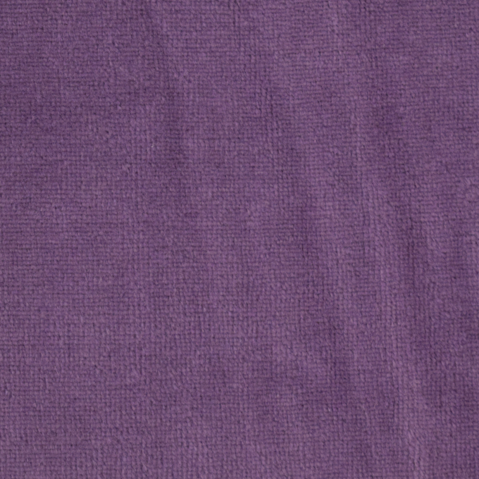 Tissu nicki jersey velours coton Sandrine, pourpre clair