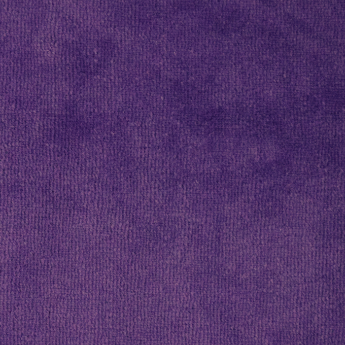 Nicky velours uni, violet