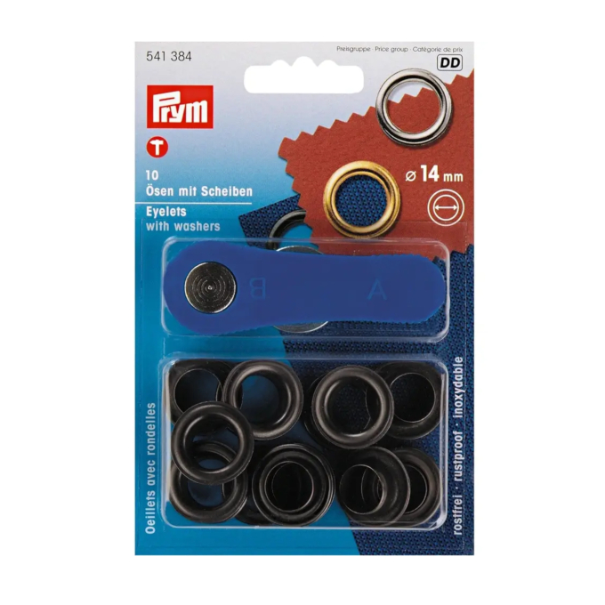 Ösen und Scheiben MS 14,0 mm brüniert