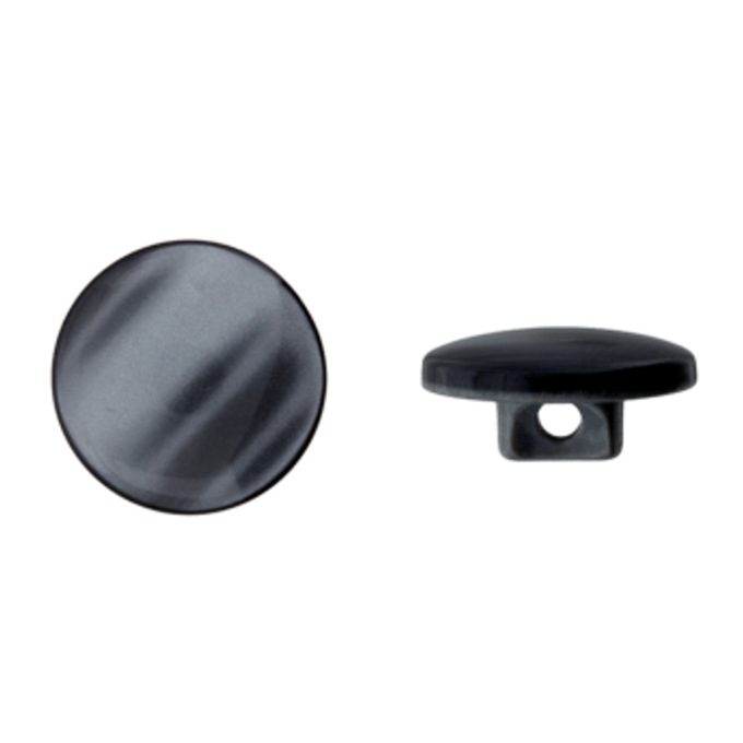 Bouton couture plastique Amanda, gris