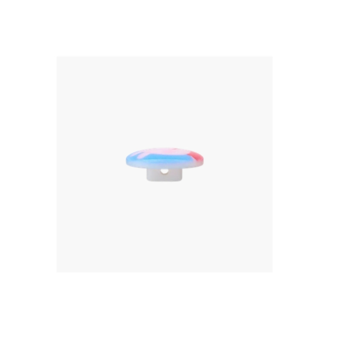 Bouton couture plastique Peppa Pig, 15 cm, bleu clair