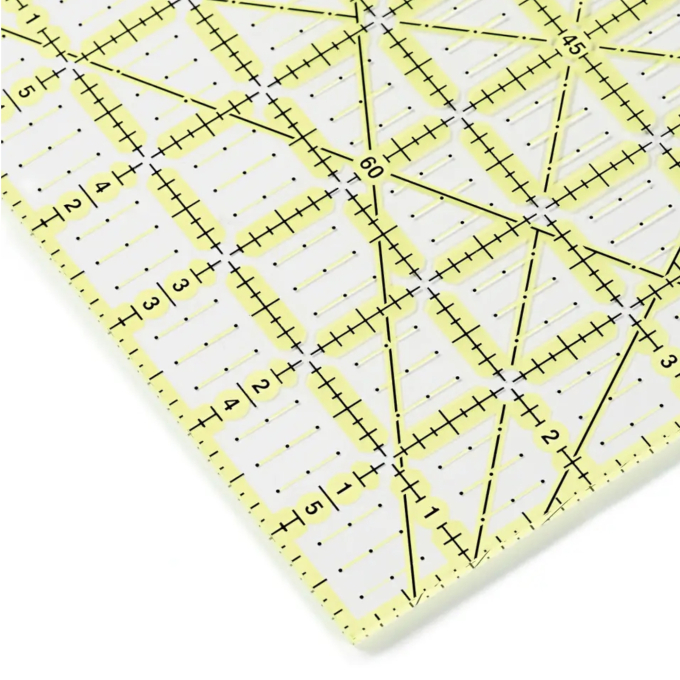 Omnigrip non-slip ruler 6 x 12 inch angles