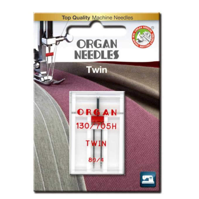 Organ Doppelnadel / Zwillingsnadel 130/705, 80/4,0 mm