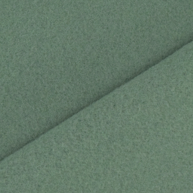 Biologische katoenen fleece, vaalgroen