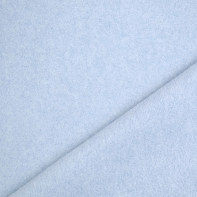 Biologische katoenen fleece, lichtblauw