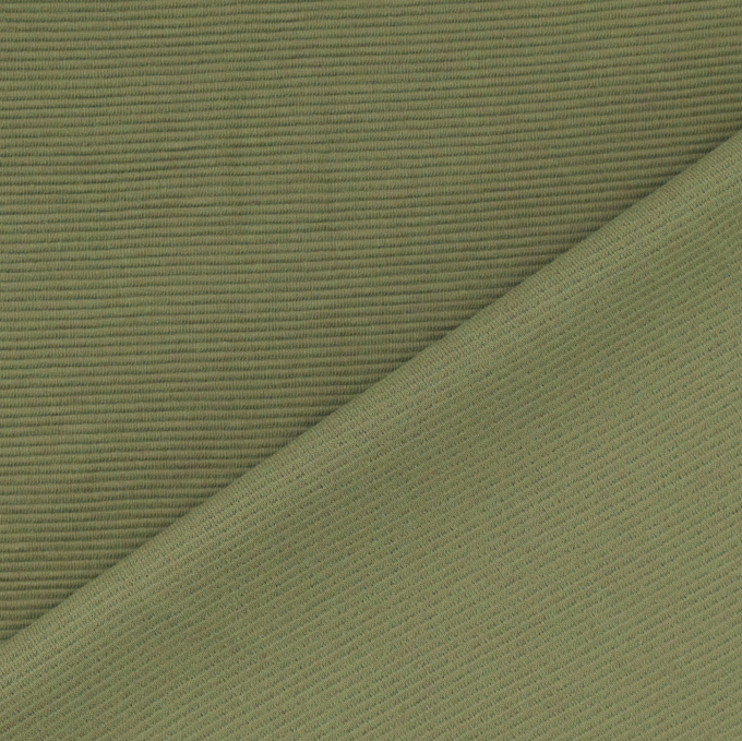 Ottoman jersey uni, licht olijfgroen