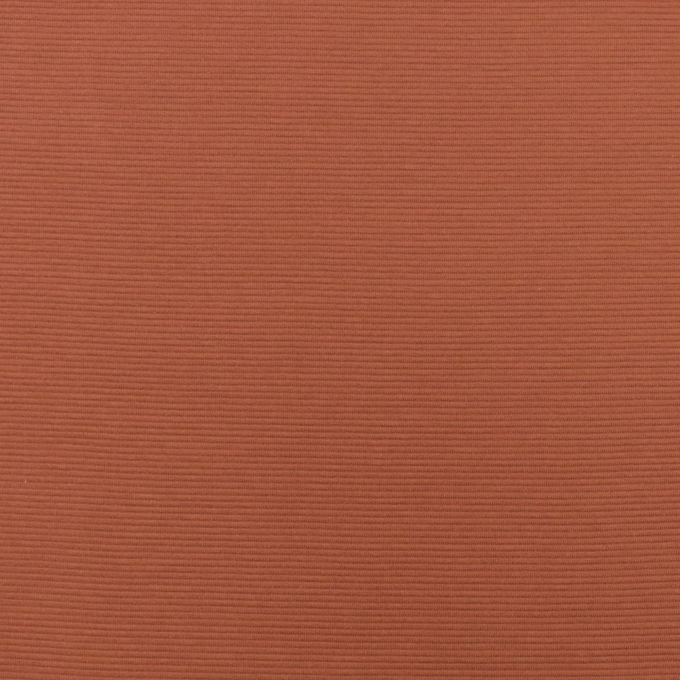 Tissu jersey de coton ottoman uni, rouille