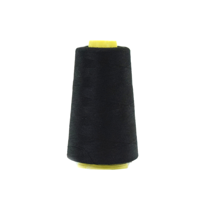 Fil pour surjeteuse Overlock 120, 2740 m, noir