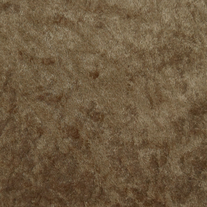 Tissu panne de velours, beige