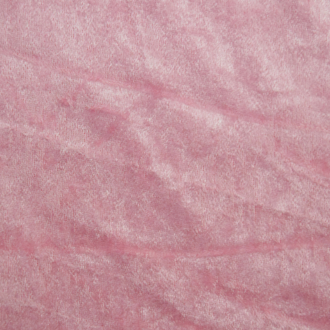 Tissu panne de velours, rose foncé