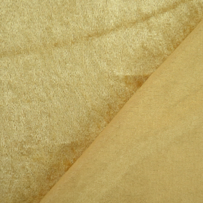 Velours de panne goudkleurig