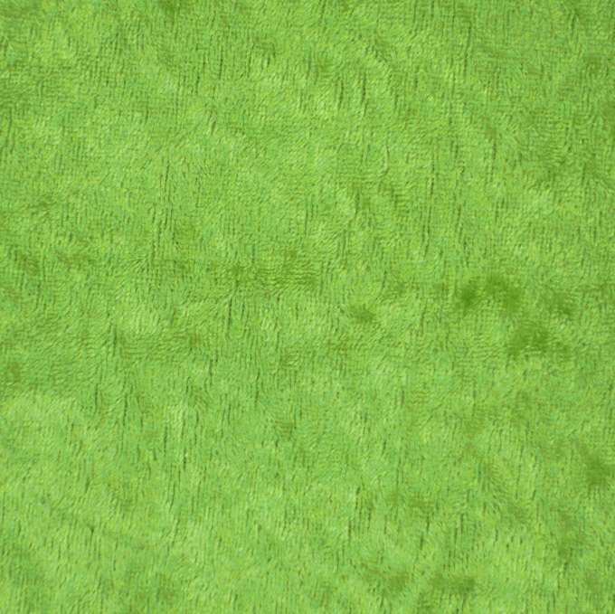 Tissu panne de velours, vert fluo