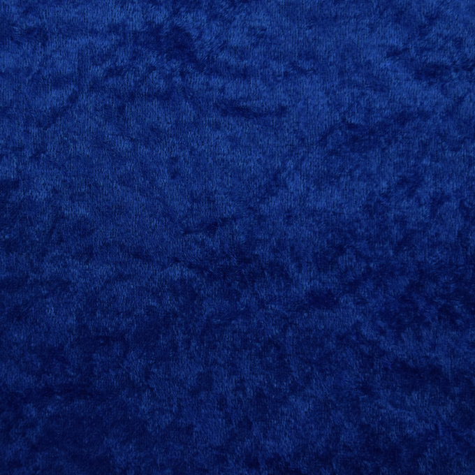 Tissu panne de velours, bleu