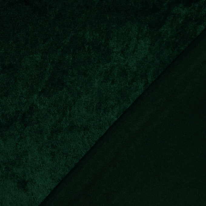 Tissu panne de velours, vert sapin