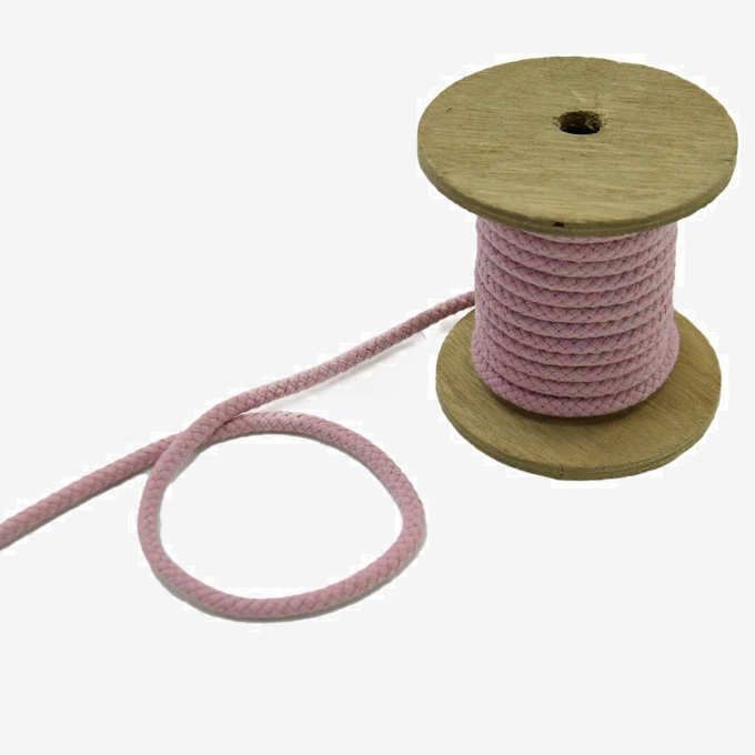 Cordon de serrage 5mm/ cordon sweat, vieux rose