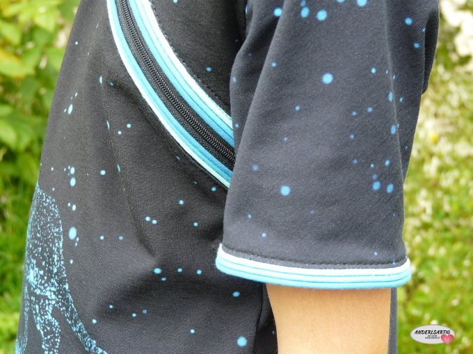 Piping tape blue-lightblue-turquoise