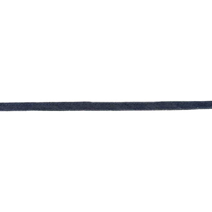 Piping ribbon jeans, dark blue