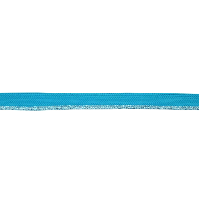 Piping ribbon lurex, aqua
