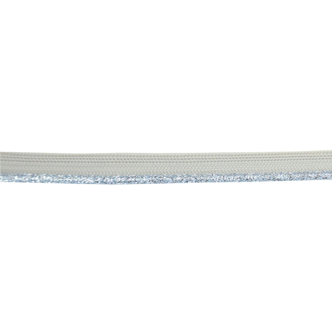 Piping ribbon lurex, buff