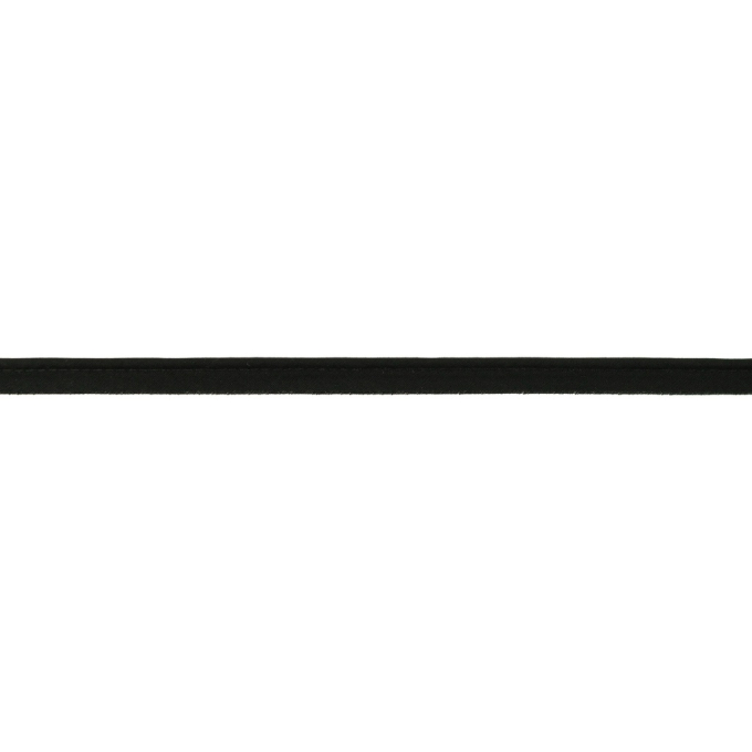 Paspelband Popeline, schwarz