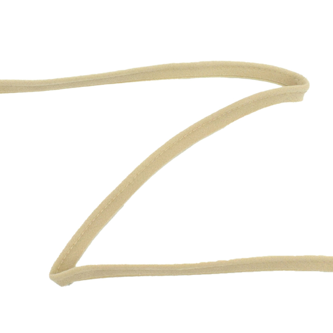 Passepoil imitation daim, 10mm, beige