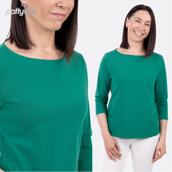 Papieren patroon pattydoo dames basic shirt Alina, Duits