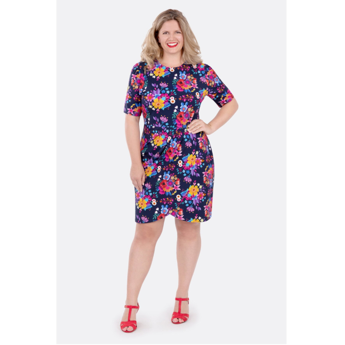 Patron robe femme Adriana pattydoo, version papier, en allemand