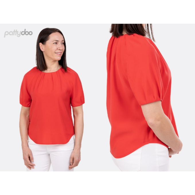 Paper pattern pattydoo ladies blouse Willow, German