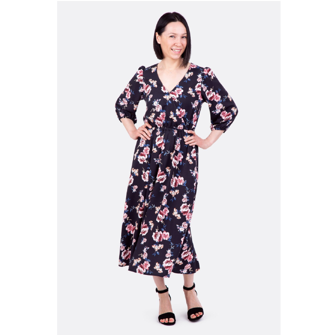pattydoo robe en pour femmes Ida patron papier, en allemand