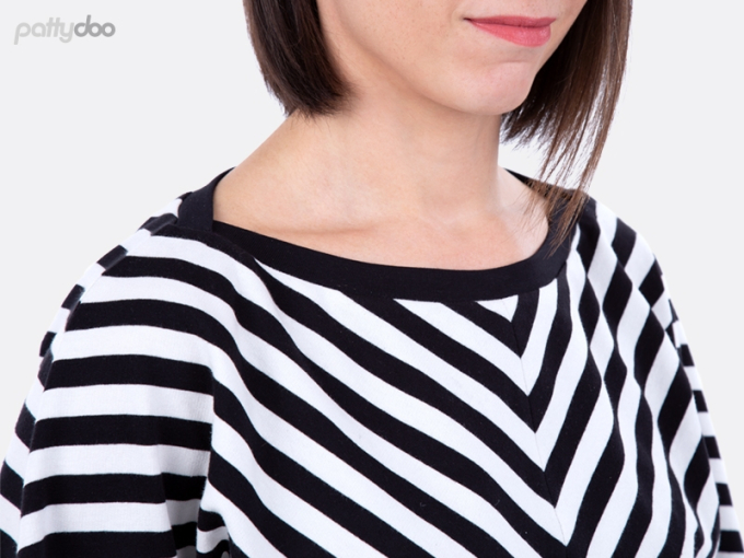 pattydoo Batwing-Shirt Josie Patron en papier, en allemand