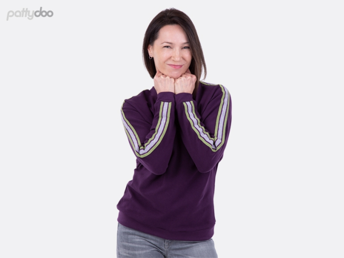 pattydoo Batwing-Shirt Josie Patron en papier, en allemand