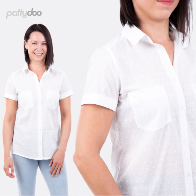 Papieren patroon pattydoo blouse Julie, Duits