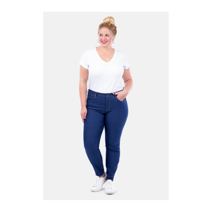 Papieren patroon pattydoo High Waist Dames Jeans 3 en 4, Duits