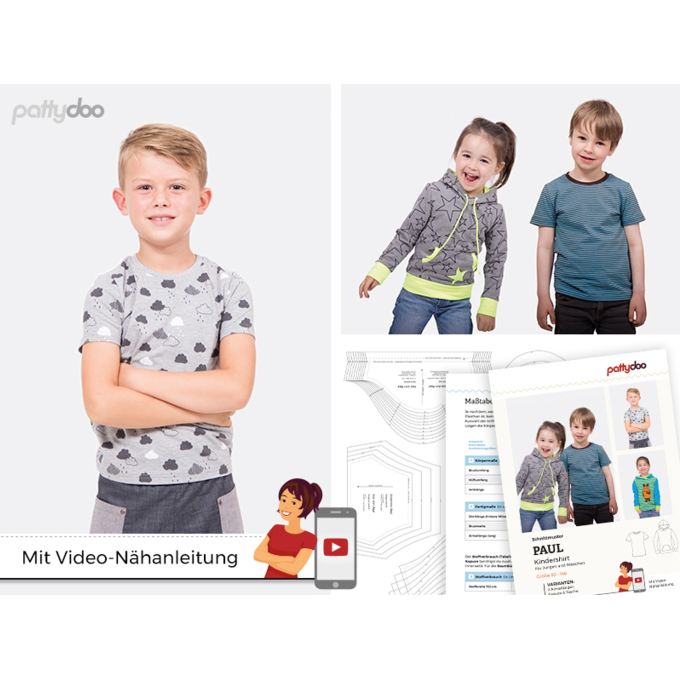pattydoo T-shirt Paul Patron en papier, en allemand
