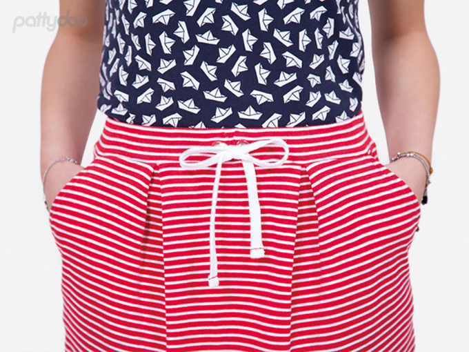 pattydoo Robe sweat Chloe Patron en papier, en allemand