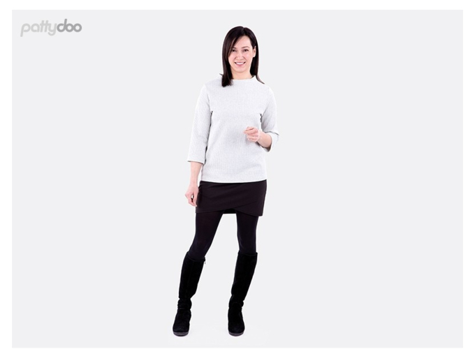 pattydoo Stella turtleneck shirt patron en papier en allemand