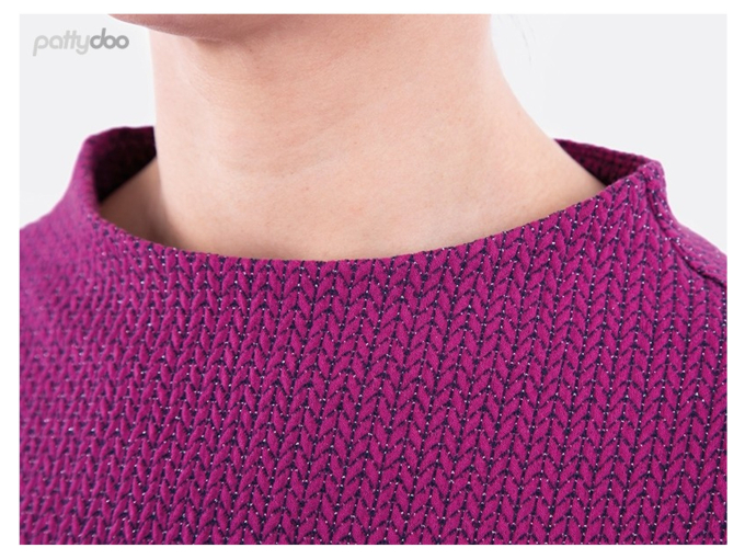 pattydoo Stella turtleneck shirt patron en papier en allemand