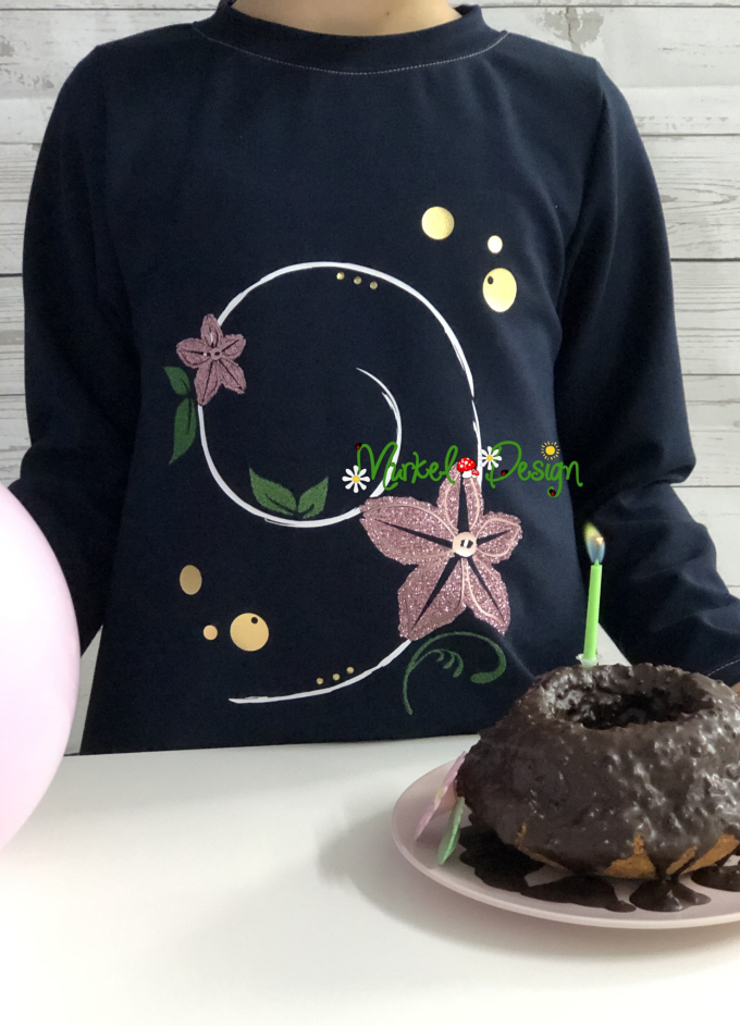 Fichier dessin flocage Anniversaire Fleurs, Série 8 CoelnerLiebe